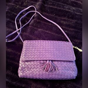 T.Anthony, Ltd. bag Purple Woven Crossbody Bag